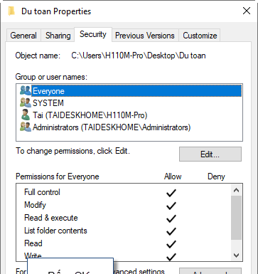 Hướng dẫn xử lý báo lỗi khi lưu file Dự toán f1