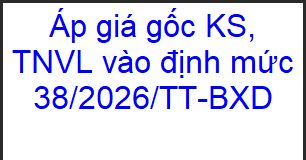 Cách áp giá gốc khảo sát, thí nghiệm vật liệu vào định mức 38/2026/TT-BXD trên Dự toán f1
